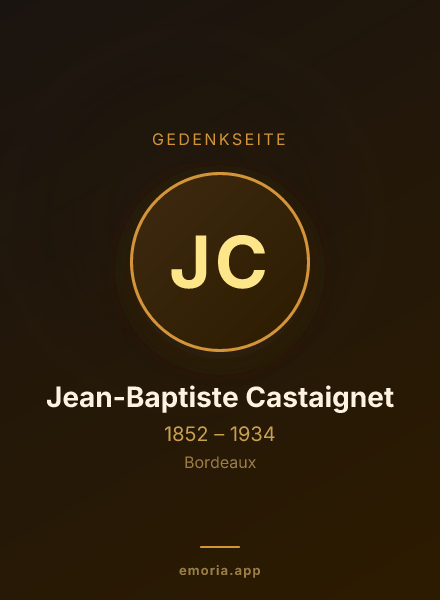 Gedenkportrait von Jean-Baptiste Castaignet