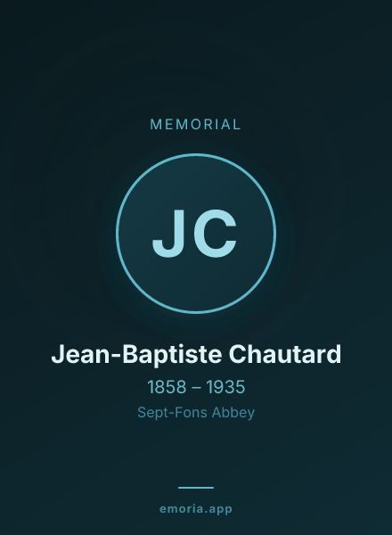 Memorial portrait of Jean-Baptiste Chautard