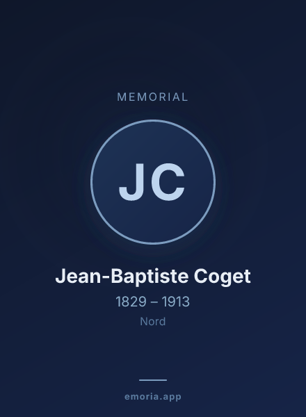 Memorial portrait of Jean-Baptiste Coget