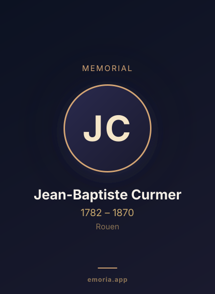 Memorial portrait of Jean-Baptiste Curmer