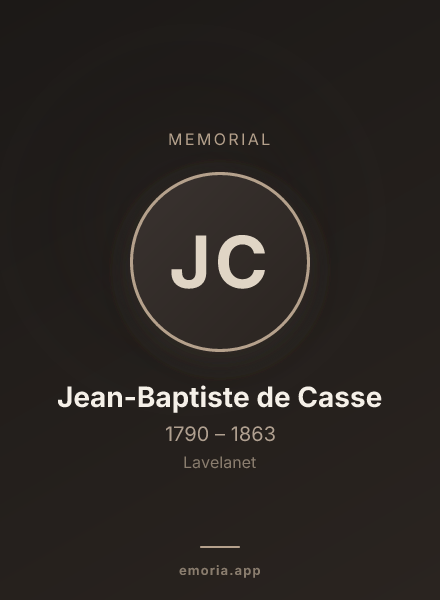 Memorial portrait of Jean-Baptiste de Casse
