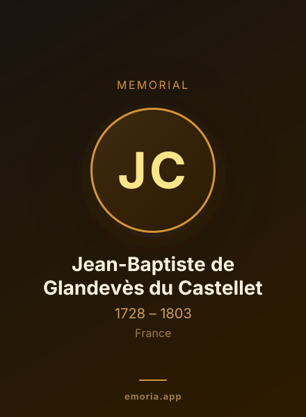 Memorial portrait of Jean-Baptiste de Glandevès du Castellet