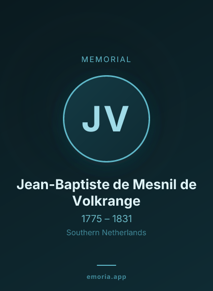 Memorial portrait of Jean-Baptiste de Mesnil de Volkrange