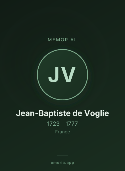 Memorial portrait of Jean-Baptiste de Voglie