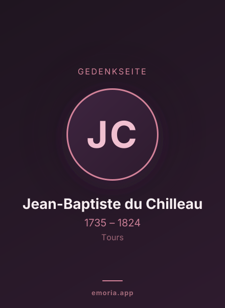 Gedenkportrait von Jean-Baptiste du Chilleau