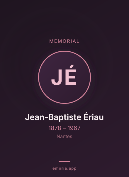 Memorial portrait of Jean-Baptiste Ériau