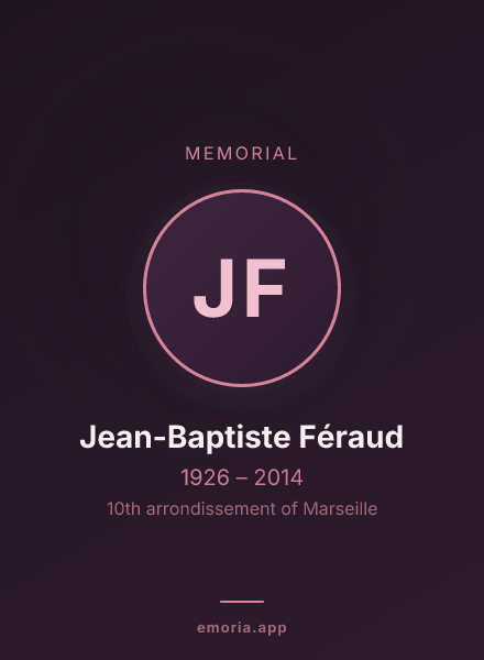 Memorial portrait of Jean-Baptiste Féraud