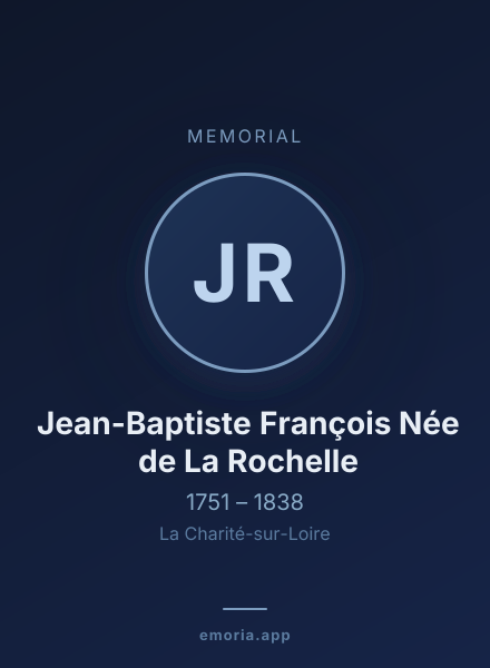 Memorial portrait of Jean-Baptiste François Née de La Rochelle