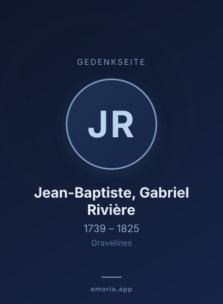 Gedenkportrait von Jean-Baptiste, Gabriel Rivière