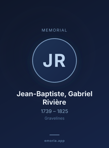 Memorial portrait of Jean-Baptiste, Gabriel Rivière