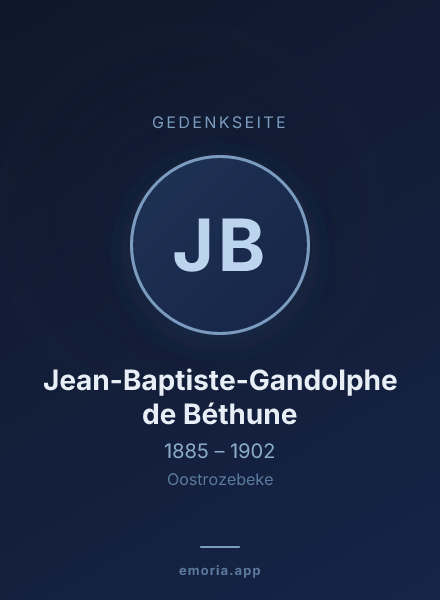 Gedenkportrait von Jean-Baptiste-Gandolphe de Béthune