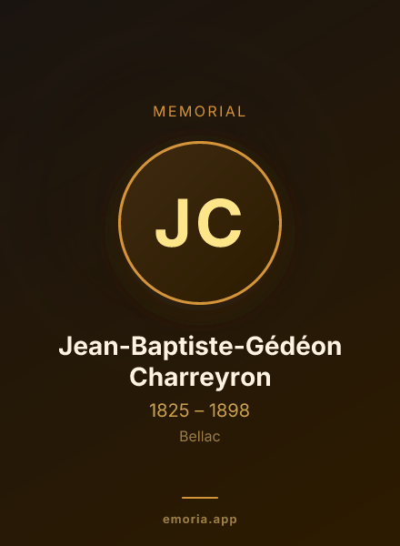 Memorial portrait of Jean-Baptiste-Gédéon Charreyron