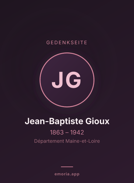 Gedenkportrait von Jean-Baptiste Gioux