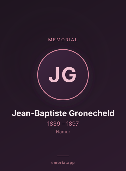 Memorial portrait of Jean-Baptiste Gronecheld