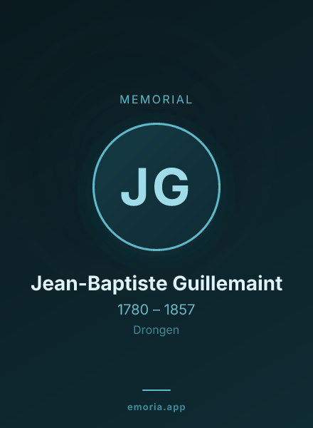 Memorial portrait of Jean-Baptiste Guillemaint