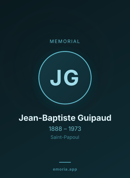 Memorial portrait of Jean-Baptiste Guipaud