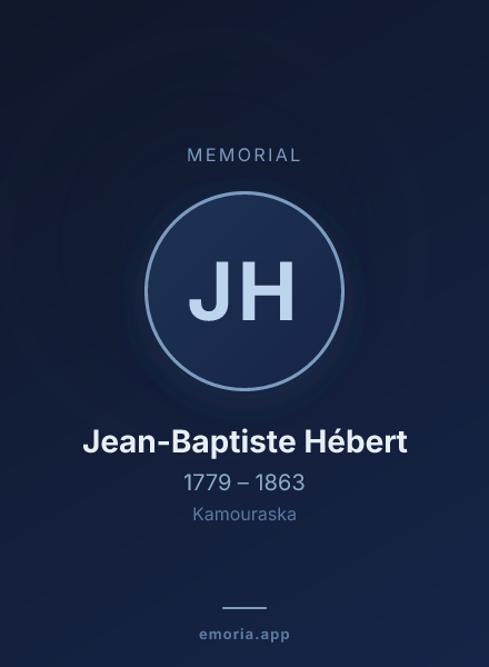 Memorial portrait of Jean-Baptiste Hébert