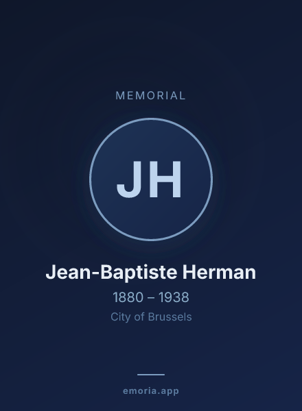 Memorial portrait of Jean-Baptiste Herman