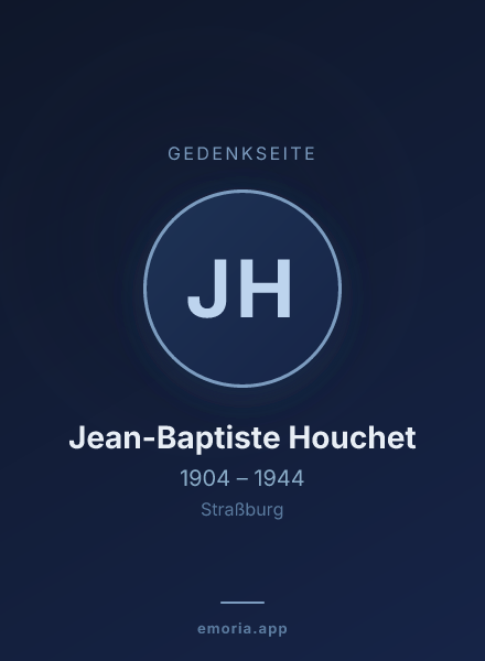 Gedenkportrait von Jean-Baptiste Houchet
