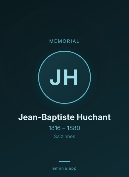 Memorial portrait of Jean-Baptiste Huchant