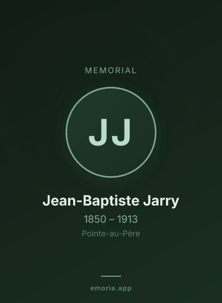 Memorial portrait of Jean-Baptiste Jarry