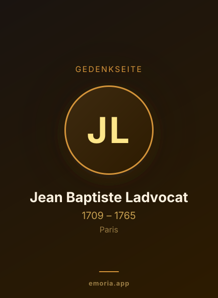 Gedenkportrait von Jean Baptiste Ladvocat