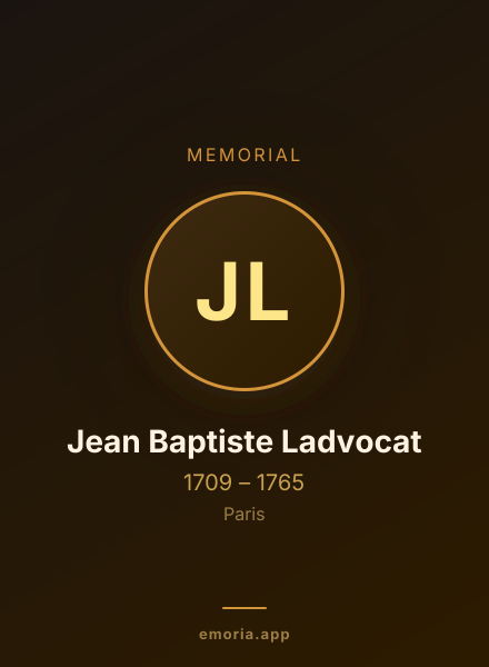 Memorial portrait of Jean Baptiste Ladvocat
