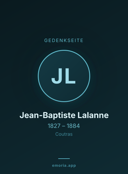 Gedenkportrait von Jean-Baptiste Lalanne