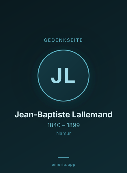 Gedenkportrait von Jean-Baptiste Lallemand