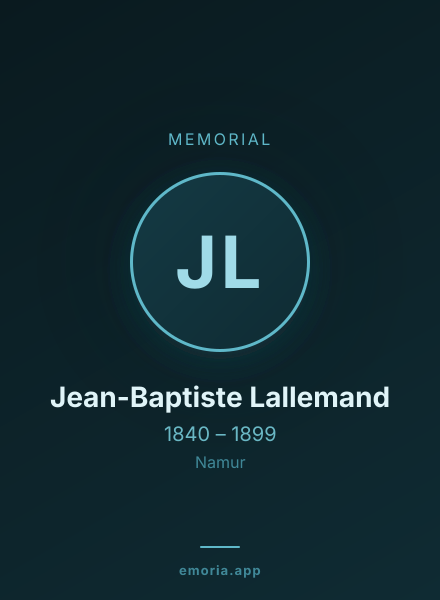 Memorial portrait of Jean-Baptiste Lallemand