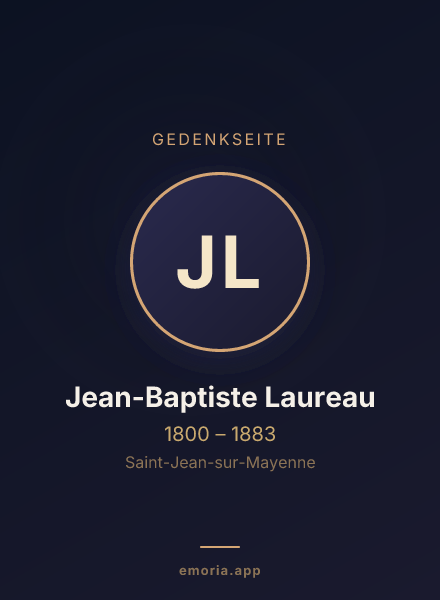 Gedenkportrait von Jean-Baptiste Laureau