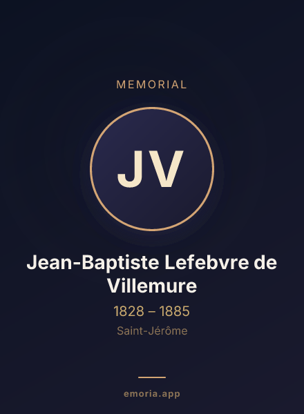 Memorial portrait of Jean-Baptiste Lefebvre de Villemure