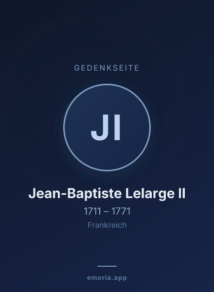Gedenkportrait von Jean-Baptiste Lelarge II