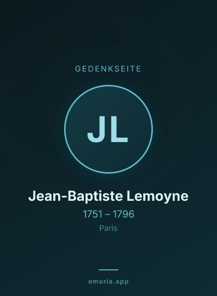 Gedenkportrait von Jean-Baptiste Lemoyne