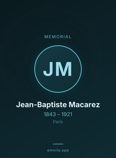 Memorial portrait of Jean-Baptiste Macarez