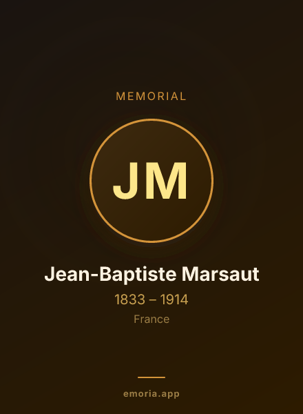 Memorial portrait of Jean-Baptiste Marsaut