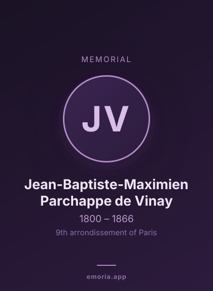 Memorial portrait of Jean-Baptiste-Maximien Parchappe de Vinay