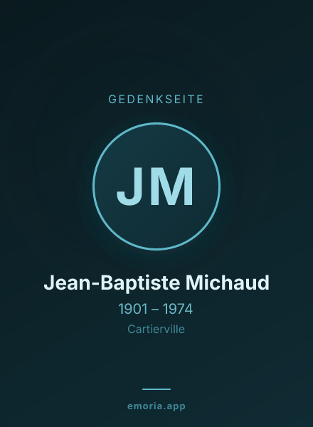 Gedenkportrait von Jean-Baptiste Michaud