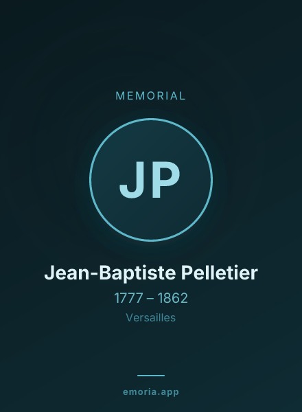 Memorial portrait of Jean-Baptiste Pelletier
