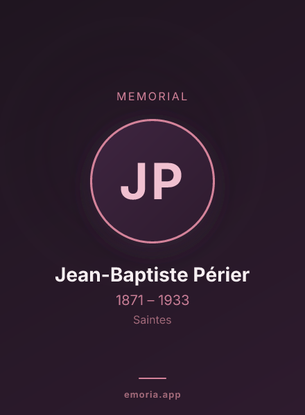 Memorial portrait of Jean-Baptiste Périer