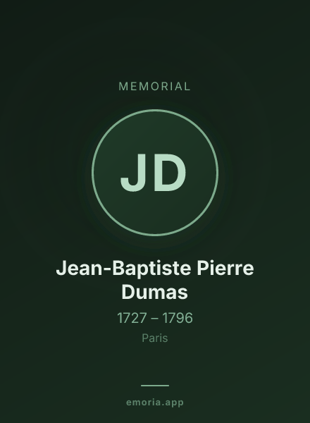 Memorial portrait of Jean-Baptiste Pierre Dumas
