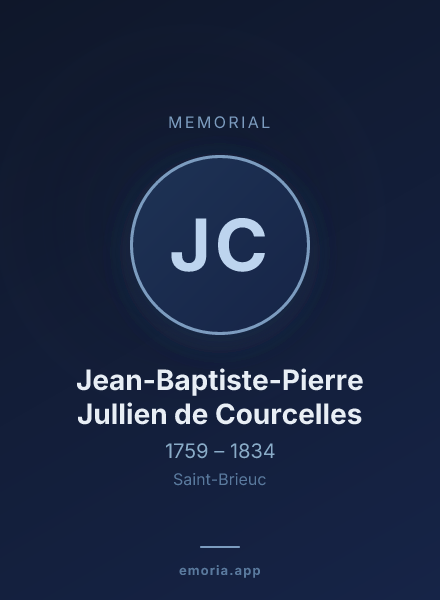 Memorial portrait of Jean-Baptiste-Pierre Jullien de Courcelles