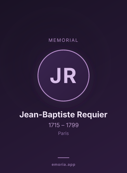 Memorial portrait of Jean-Baptiste Requier