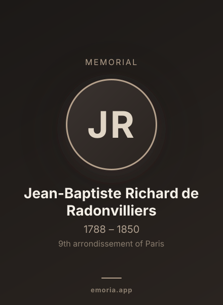 Memorial portrait of Jean-Baptiste Richard de Radonvilliers