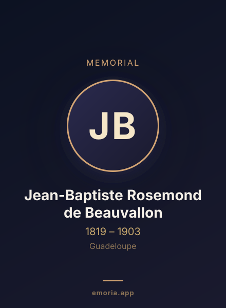 Memorial portrait of Jean-Baptiste Rosemond de Beauvallon