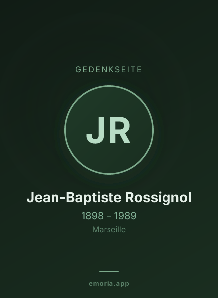 Gedenkportrait von Jean-Baptiste Rossignol