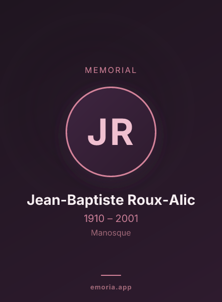 Memorial portrait of Jean-Baptiste Roux-Alic