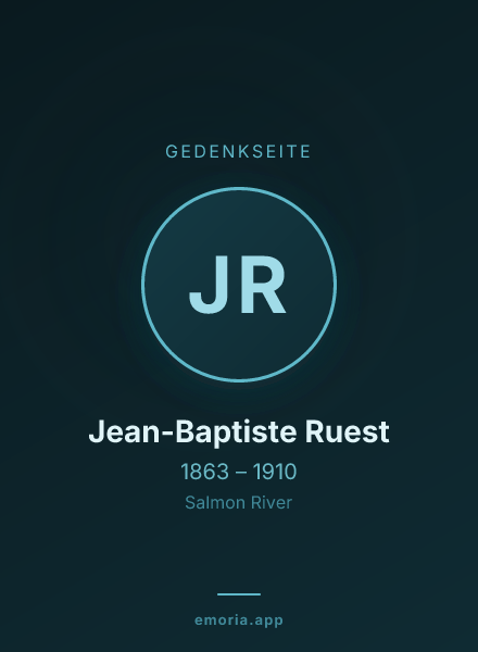 Gedenkportrait von Jean-Baptiste Ruest