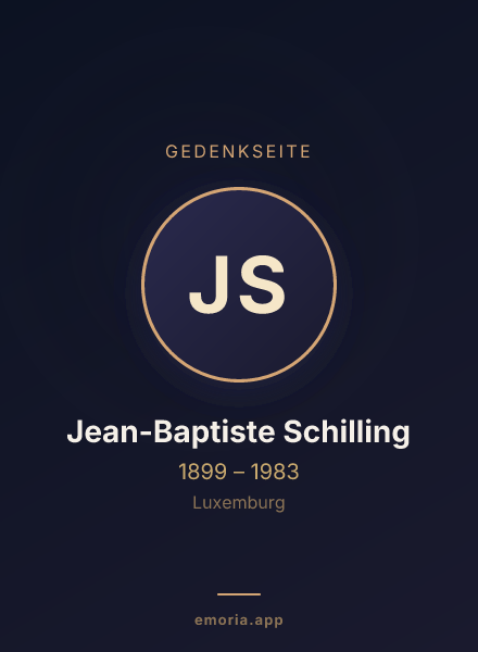Gedenkportrait von Jean-Baptiste Schilling