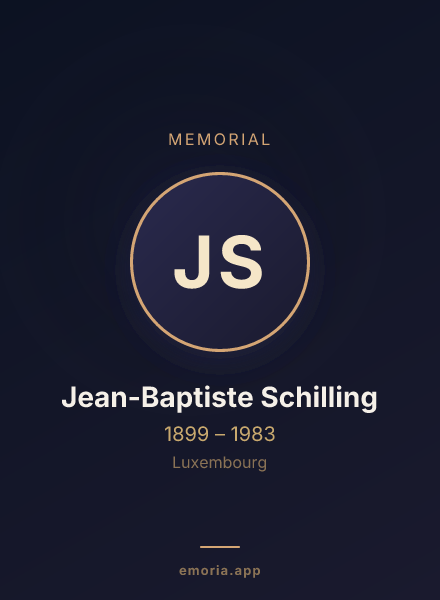 Memorial portrait of Jean-Baptiste Schilling